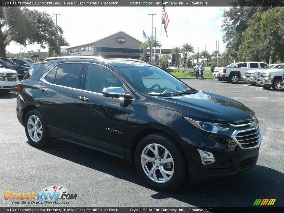 2018 Chevrolet Equinox Premier Mosaic Black Metallic / Jet Black Photo #7