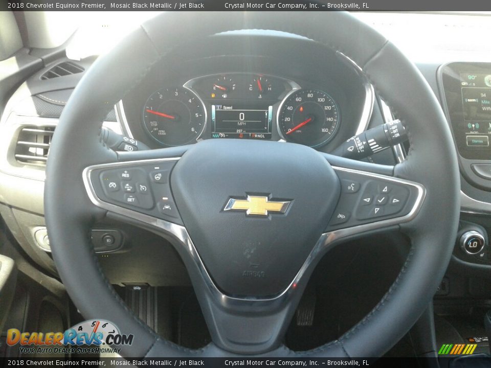 2018 Chevrolet Equinox Premier Mosaic Black Metallic / Jet Black Photo #14