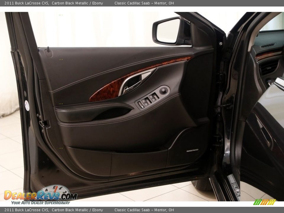 2011 Buick LaCrosse CXS Carbon Black Metallic / Ebony Photo #4