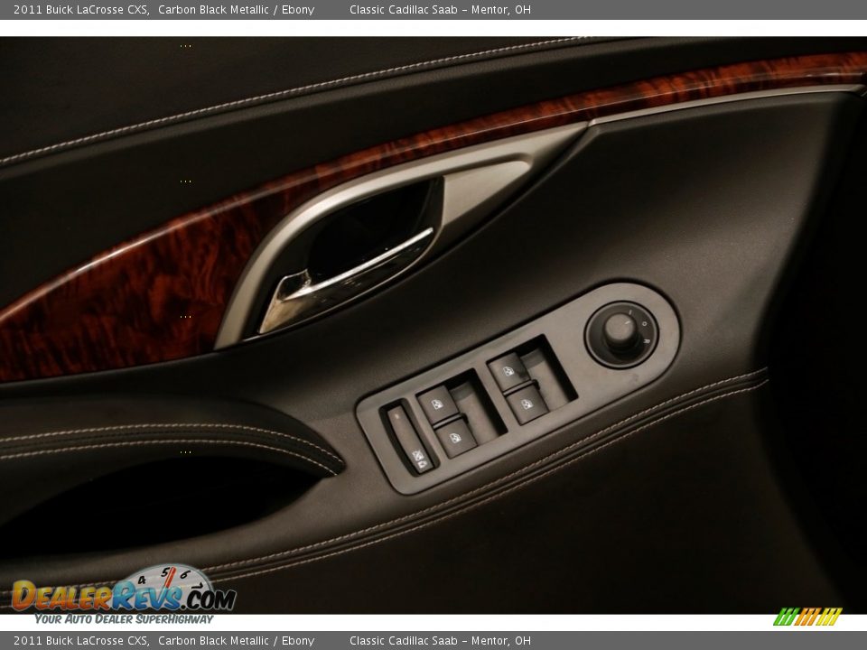 2011 Buick LaCrosse CXS Carbon Black Metallic / Ebony Photo #5