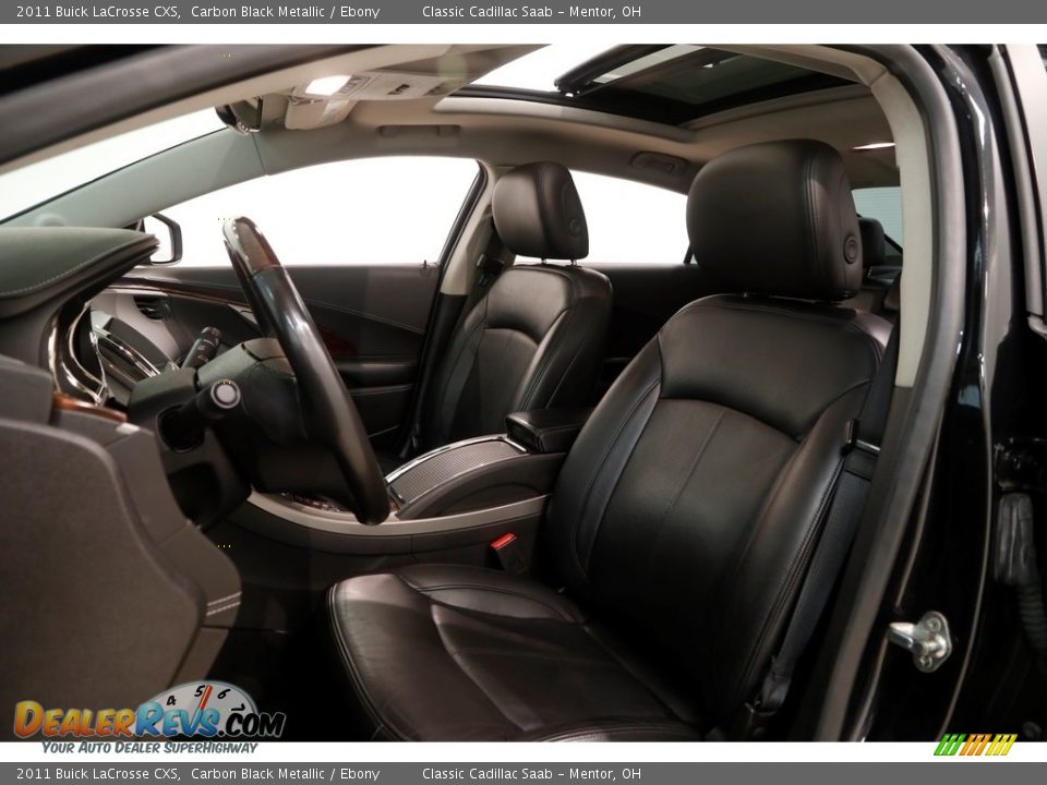 2011 Buick LaCrosse CXS Carbon Black Metallic / Ebony Photo #6