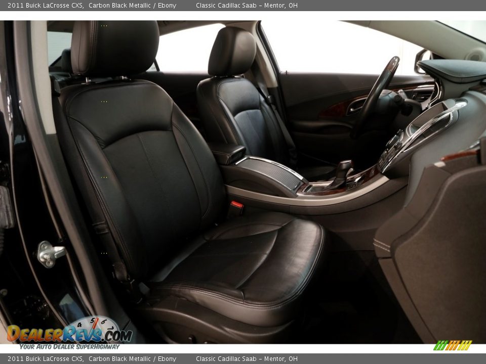 2011 Buick LaCrosse CXS Carbon Black Metallic / Ebony Photo #14