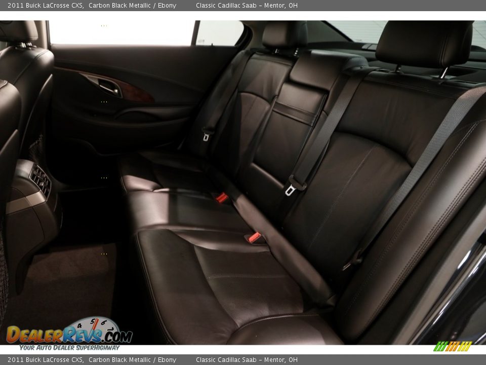 2011 Buick LaCrosse CXS Carbon Black Metallic / Ebony Photo #16