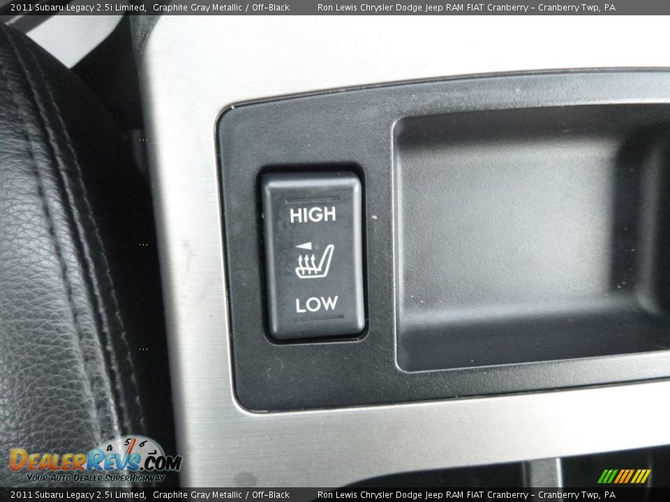2011 Subaru Legacy 2.5i Limited Graphite Gray Metallic / Off-Black Photo #20
