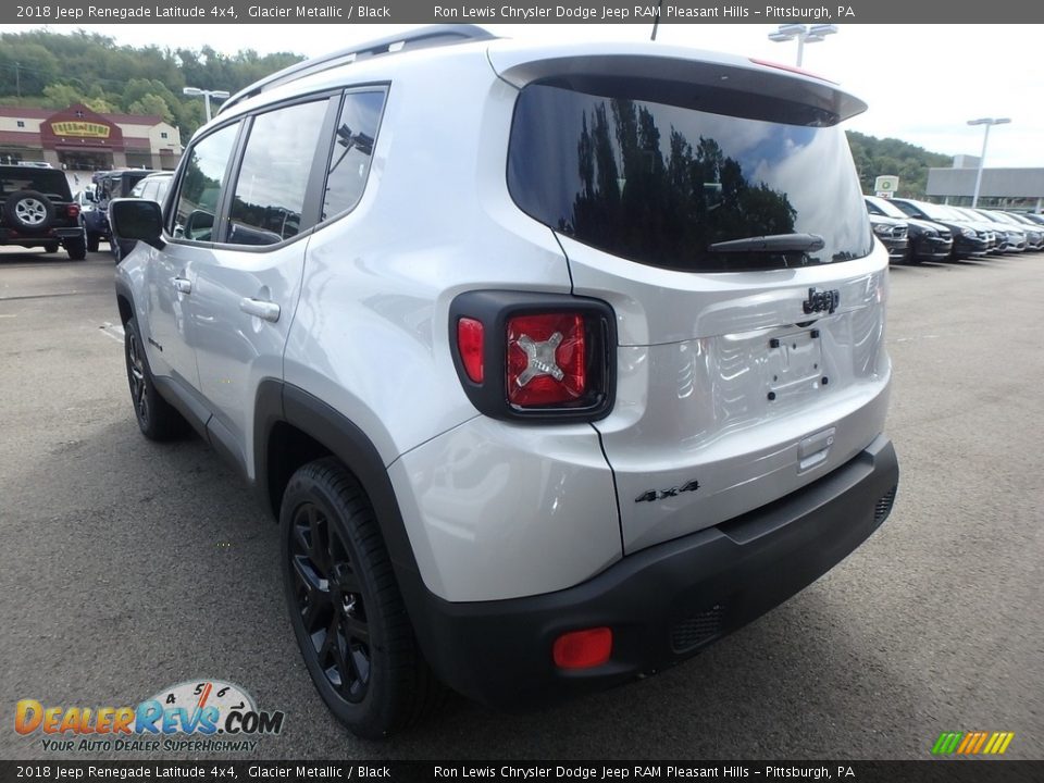 2018 Jeep Renegade Latitude 4x4 Glacier Metallic / Black Photo #3