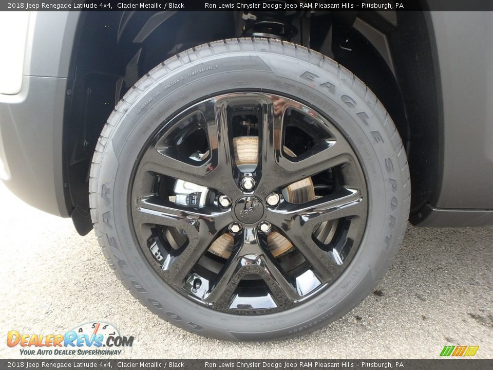 2018 Jeep Renegade Latitude 4x4 Glacier Metallic / Black Photo #9