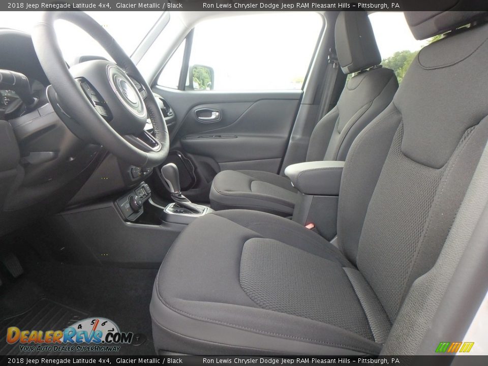 2018 Jeep Renegade Latitude 4x4 Glacier Metallic / Black Photo #10