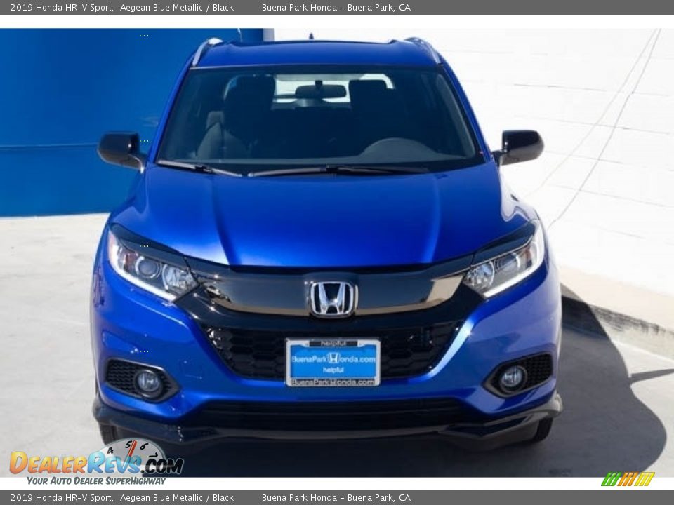 2019 Honda HR-V Sport Aegean Blue Metallic / Black Photo #3