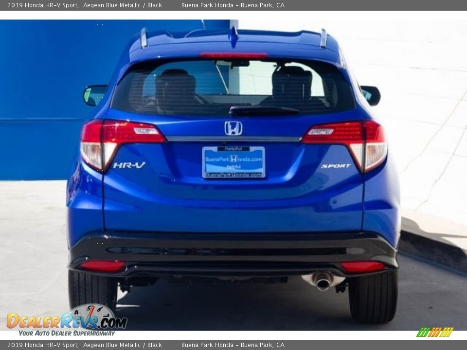 2019 Honda HR-V Sport Aegean Blue Metallic / Black Photo #6