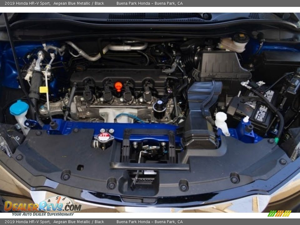 2019 Honda HR-V Sport Aegean Blue Metallic / Black Photo #10