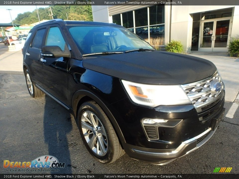 2018 Ford Explorer Limited 4WD Shadow Black / Ebony Black Photo #7