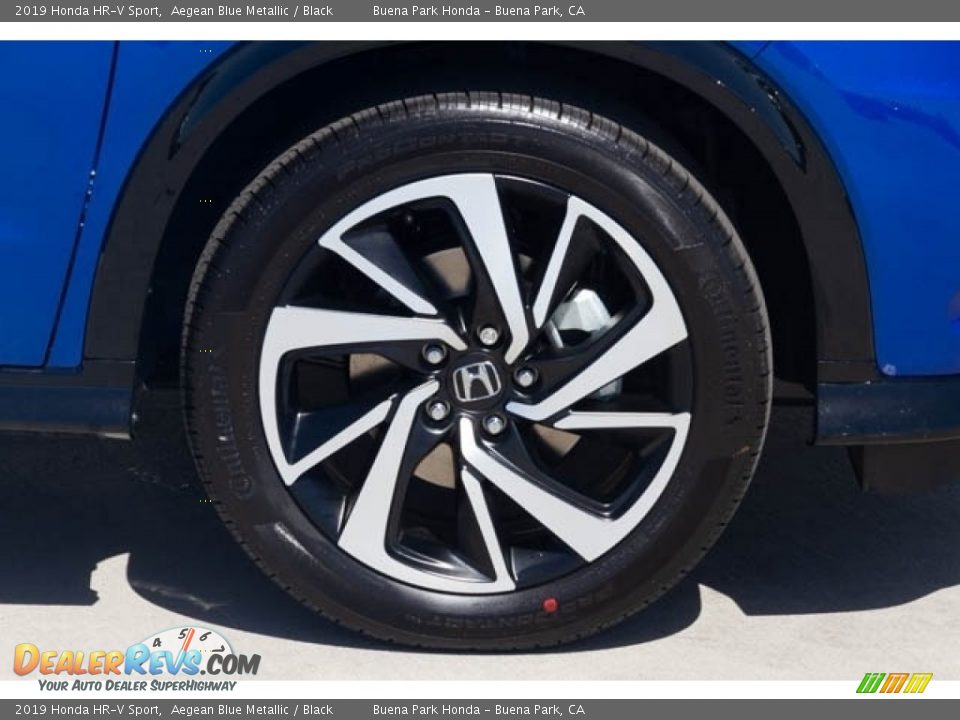 2019 Honda HR-V Sport Aegean Blue Metallic / Black Photo #12