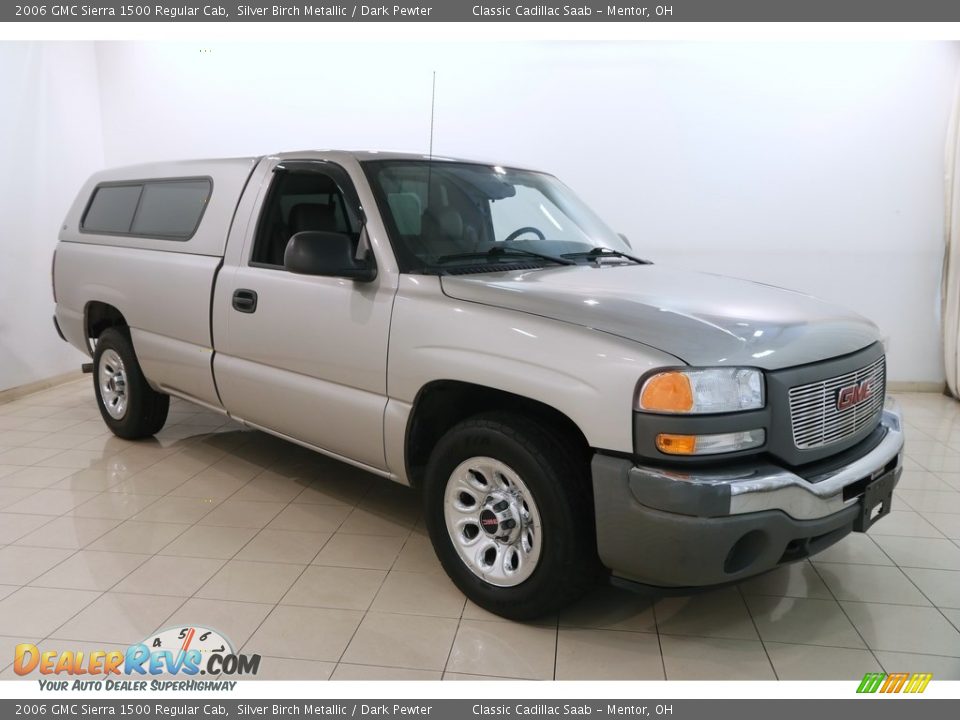 2006 GMC Sierra 1500 Regular Cab Silver Birch Metallic / Dark Pewter Photo #1