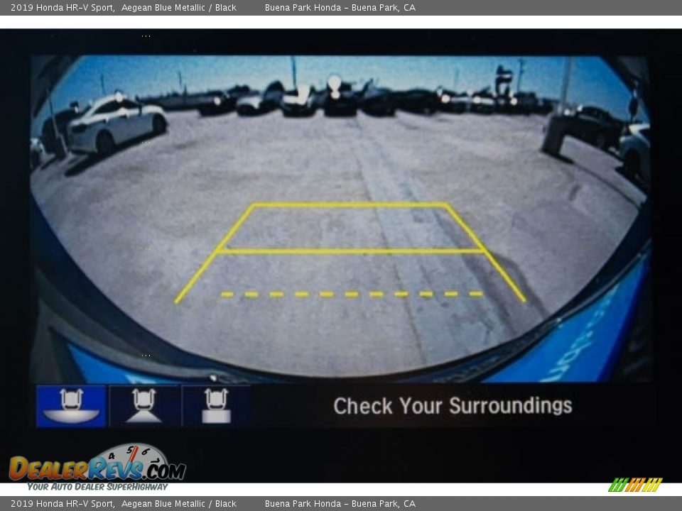 2019 Honda HR-V Sport Aegean Blue Metallic / Black Photo #15