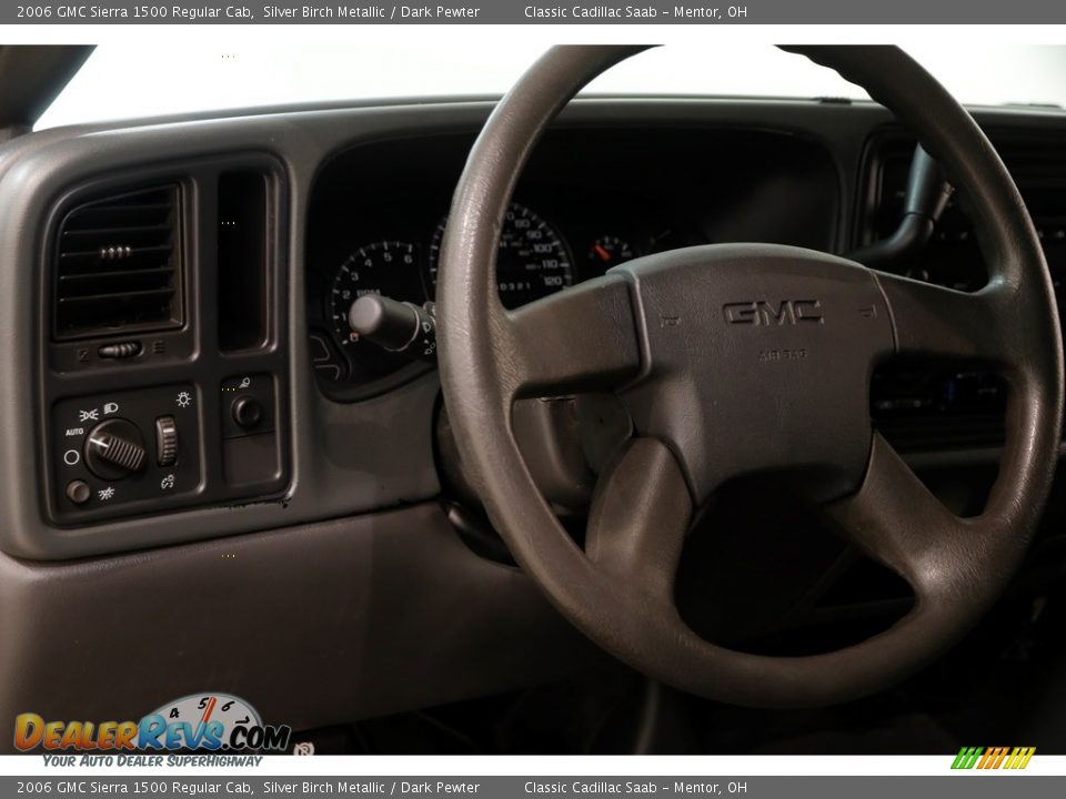 2006 GMC Sierra 1500 Regular Cab Silver Birch Metallic / Dark Pewter Photo #6