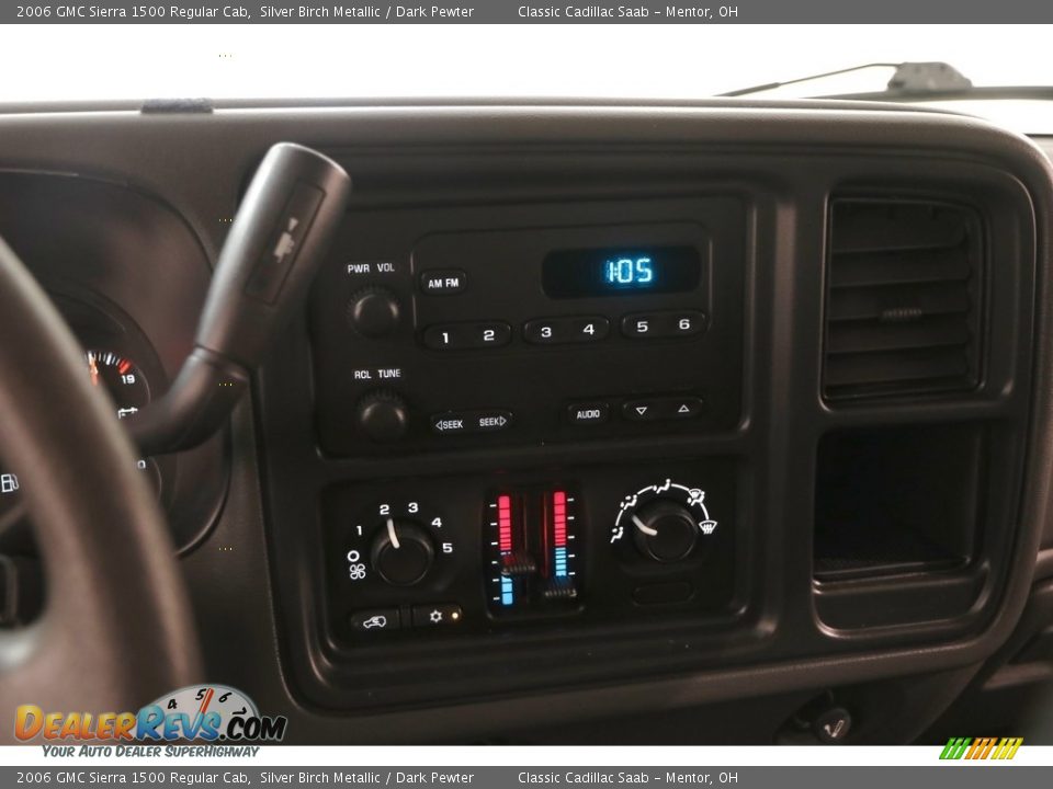 2006 GMC Sierra 1500 Regular Cab Silver Birch Metallic / Dark Pewter Photo #8