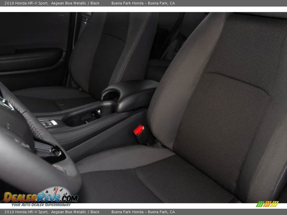 2019 Honda HR-V Sport Aegean Blue Metallic / Black Photo #22
