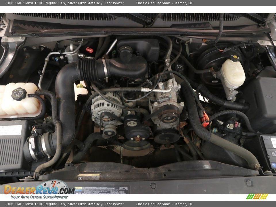 2006 GMC Sierra 1500 Regular Cab Silver Birch Metallic / Dark Pewter Photo #11