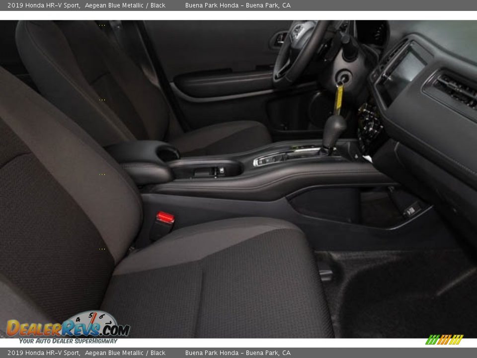 2019 Honda HR-V Sport Aegean Blue Metallic / Black Photo #27