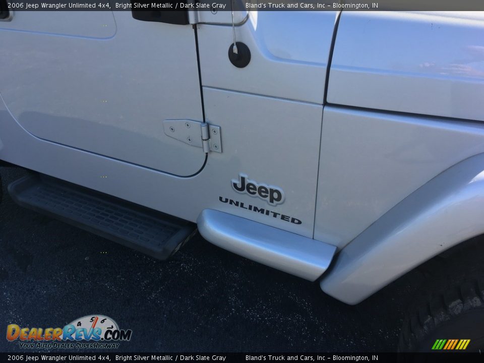 2006 Jeep Wrangler Unlimited 4x4 Bright Silver Metallic / Dark Slate Gray Photo #4