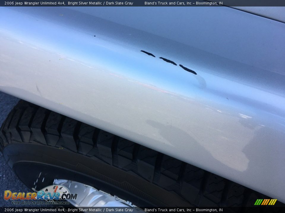2006 Jeep Wrangler Unlimited 4x4 Bright Silver Metallic / Dark Slate Gray Photo #7