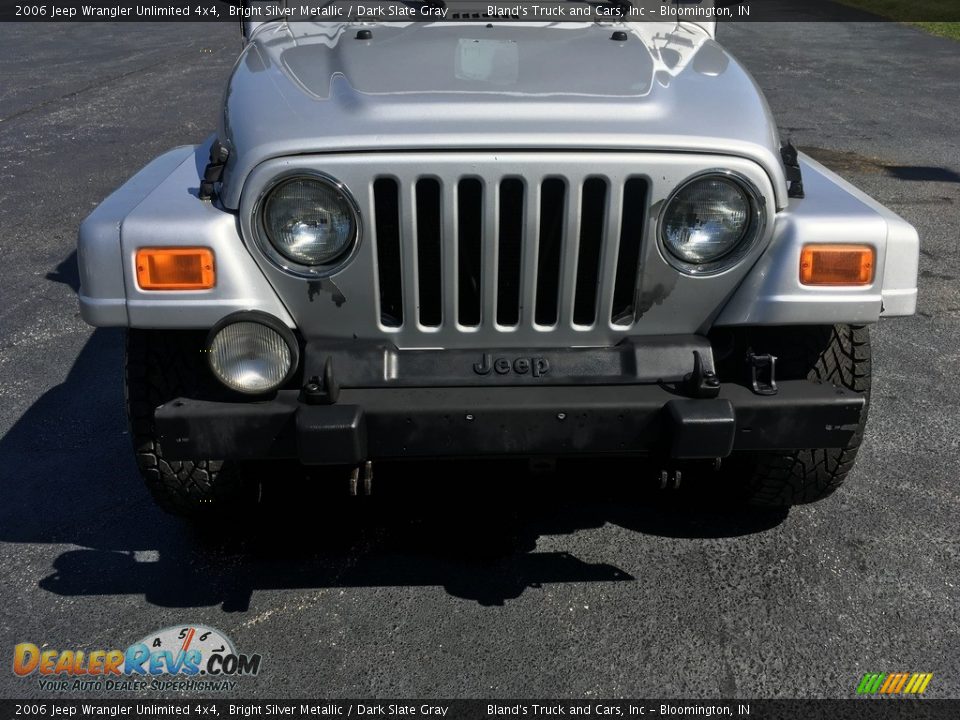 2006 Jeep Wrangler Unlimited 4x4 Bright Silver Metallic / Dark Slate Gray Photo #12