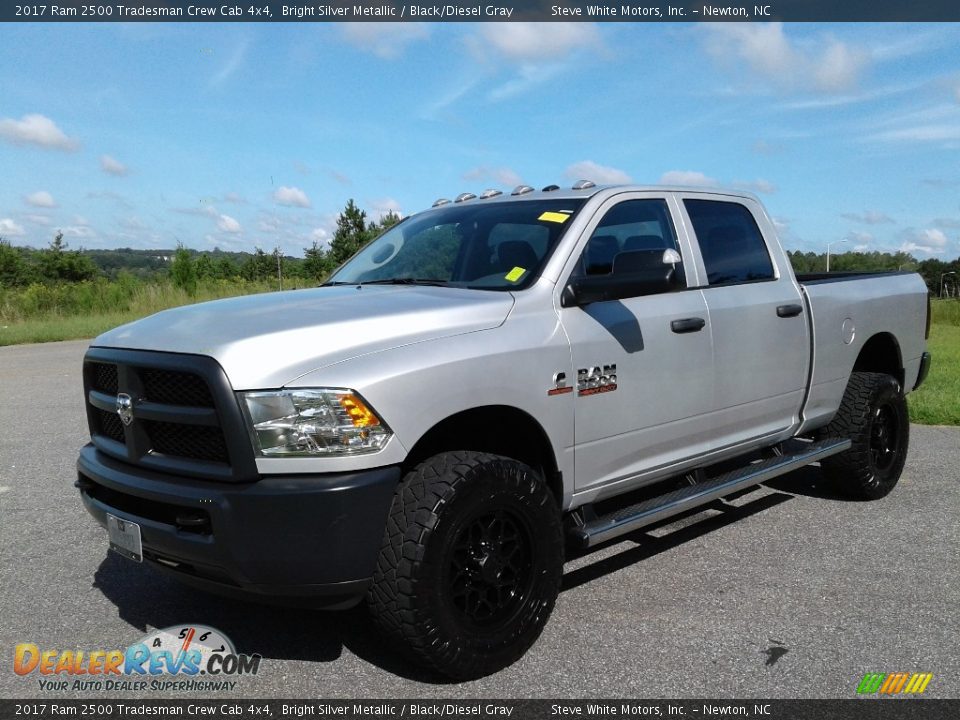 2017 Ram 2500 Tradesman Crew Cab 4x4 Bright Silver Metallic / Black/Diesel Gray Photo #2