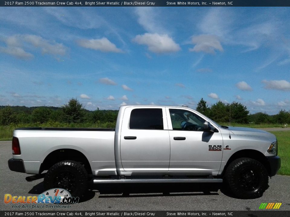 2017 Ram 2500 Tradesman Crew Cab 4x4 Bright Silver Metallic / Black/Diesel Gray Photo #5