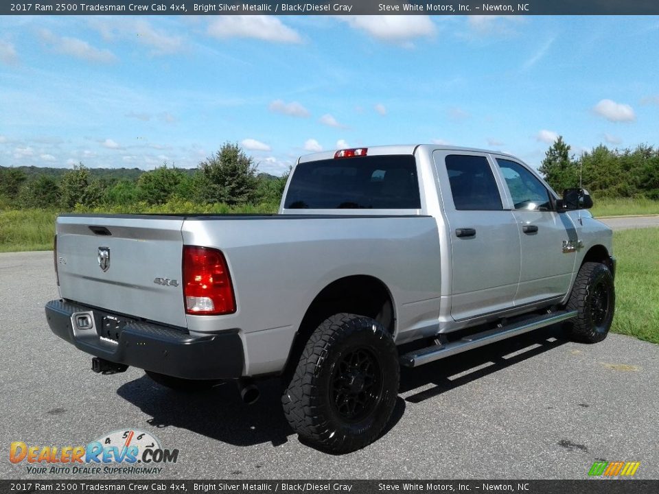 2017 Ram 2500 Tradesman Crew Cab 4x4 Bright Silver Metallic / Black/Diesel Gray Photo #6