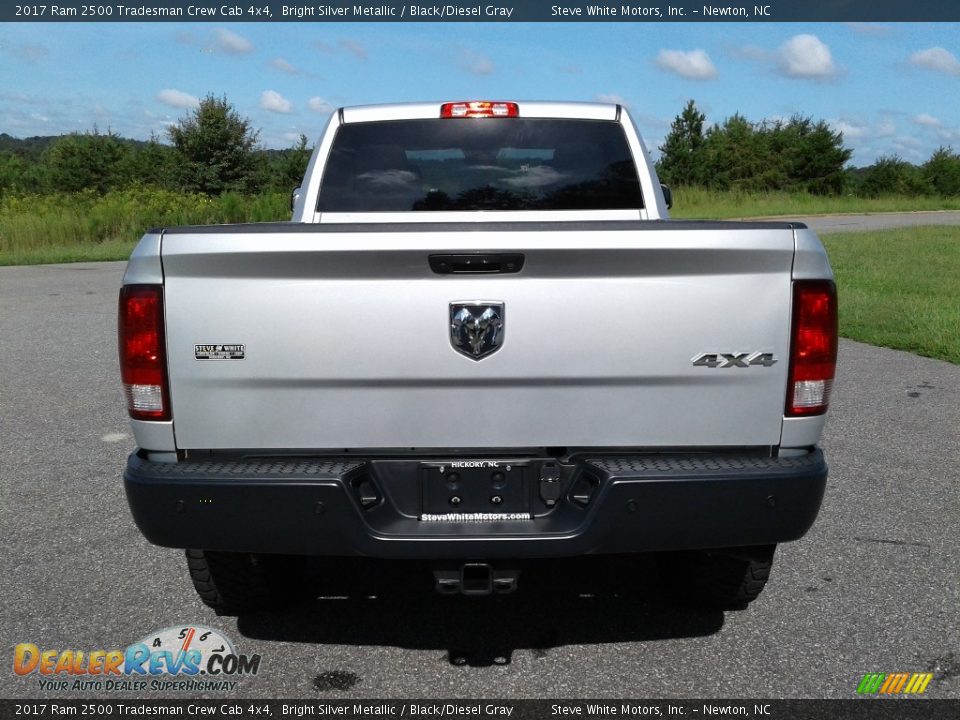 2017 Ram 2500 Tradesman Crew Cab 4x4 Bright Silver Metallic / Black/Diesel Gray Photo #7
