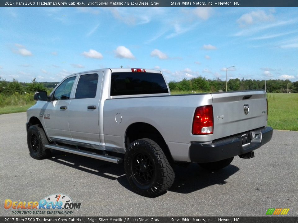 2017 Ram 2500 Tradesman Crew Cab 4x4 Bright Silver Metallic / Black/Diesel Gray Photo #8