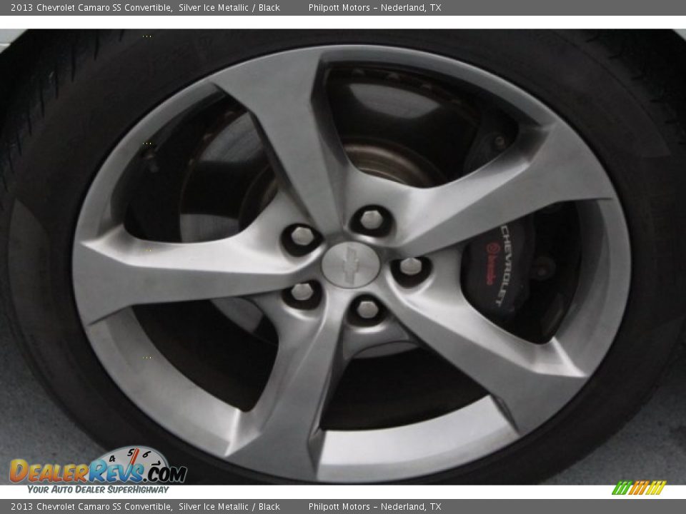 2013 Chevrolet Camaro SS Convertible Silver Ice Metallic / Black Photo #6