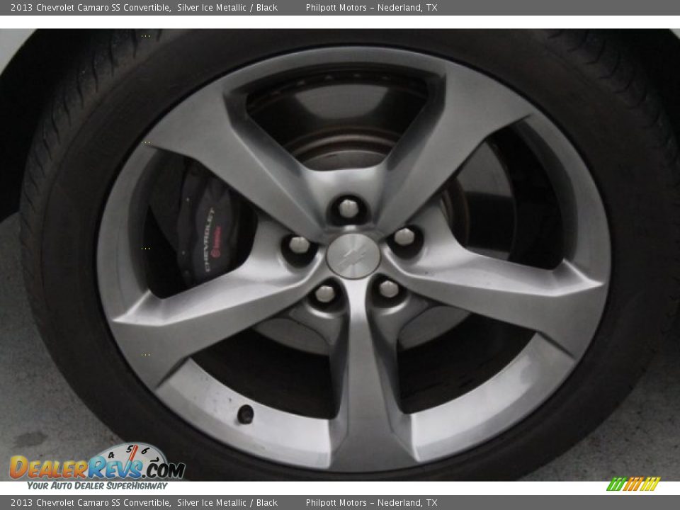 2013 Chevrolet Camaro SS Convertible Silver Ice Metallic / Black Photo #13
