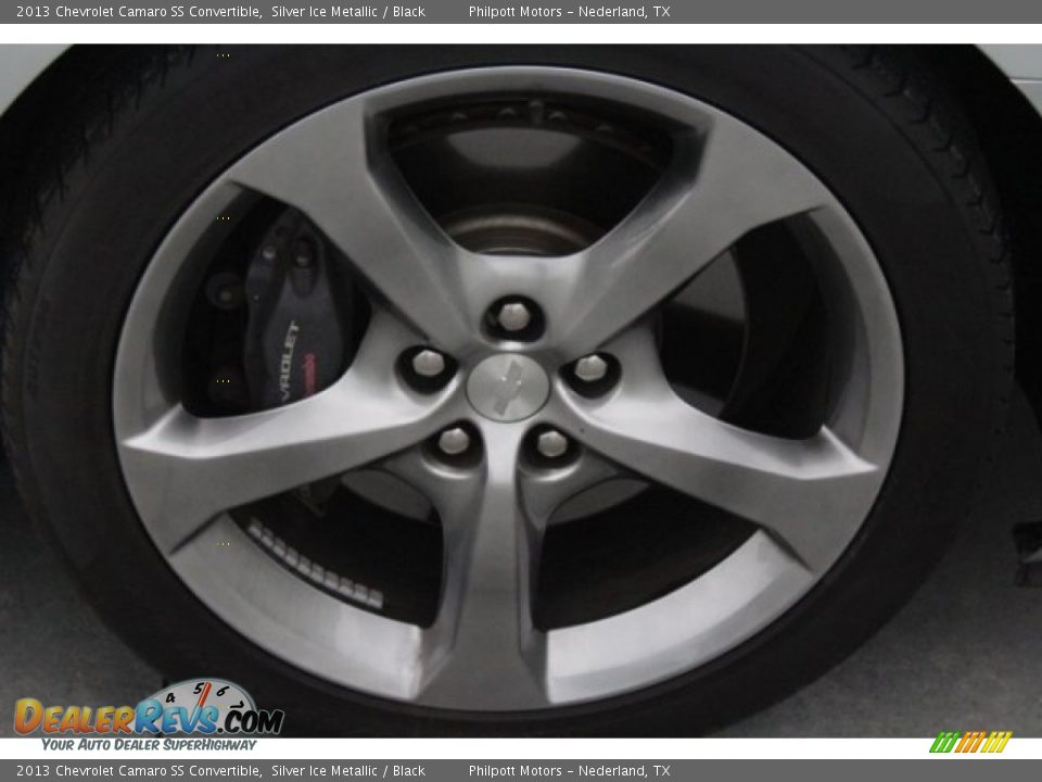2013 Chevrolet Camaro SS Convertible Silver Ice Metallic / Black Photo #14