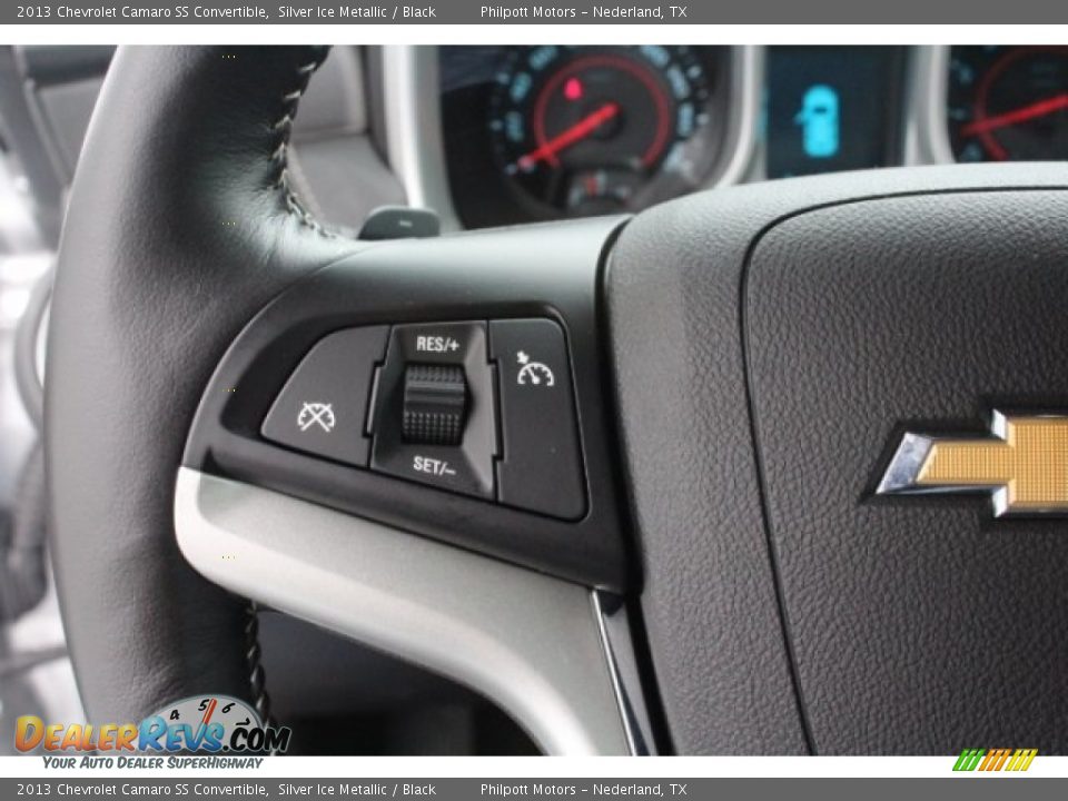 2013 Chevrolet Camaro SS Convertible Silver Ice Metallic / Black Photo #23