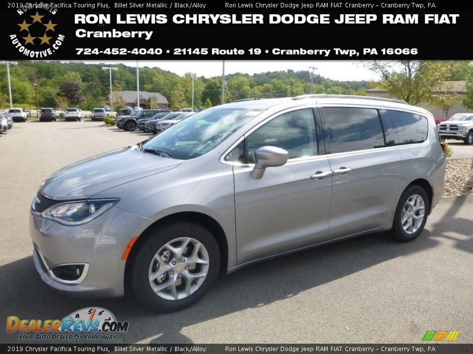 2019 Chrysler Pacifica Touring Plus Billet Silver Metallic / Black/Alloy Photo #1