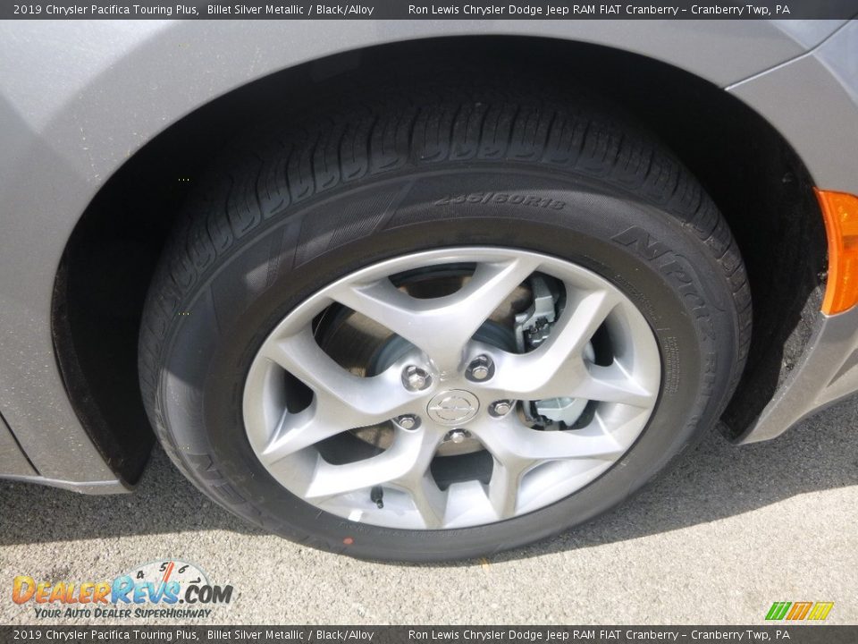 2019 Chrysler Pacifica Touring Plus Billet Silver Metallic / Black/Alloy Photo #9