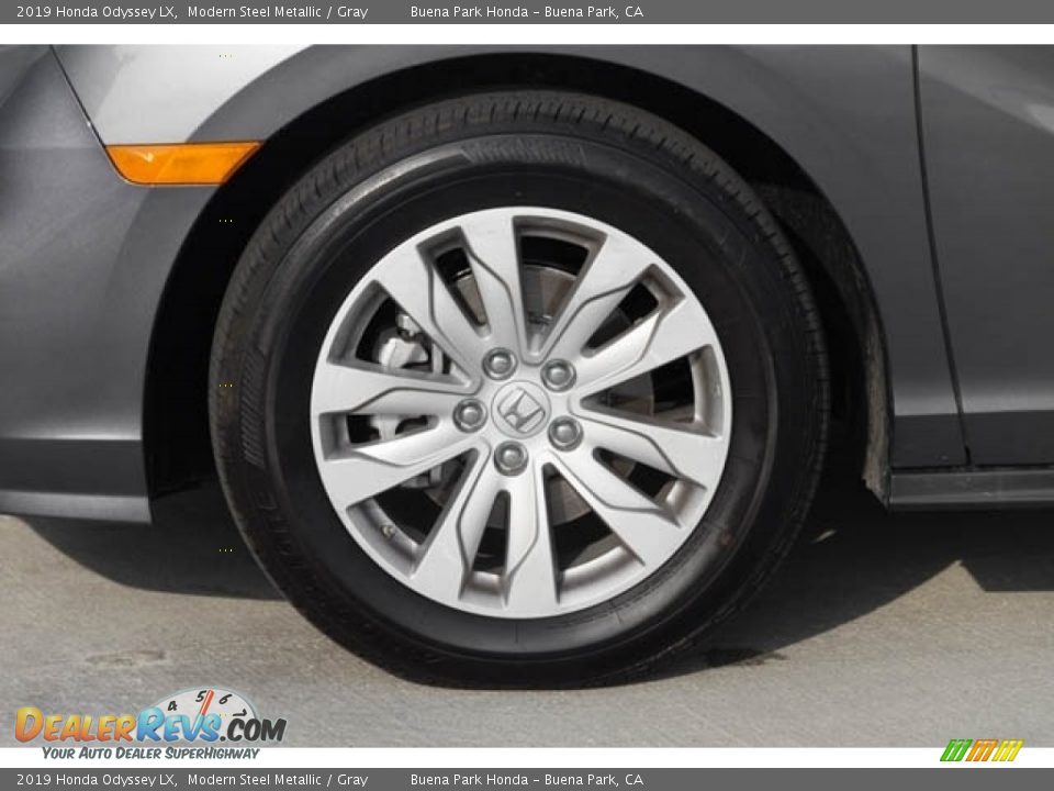 2019 Honda Odyssey LX Modern Steel Metallic / Gray Photo #14