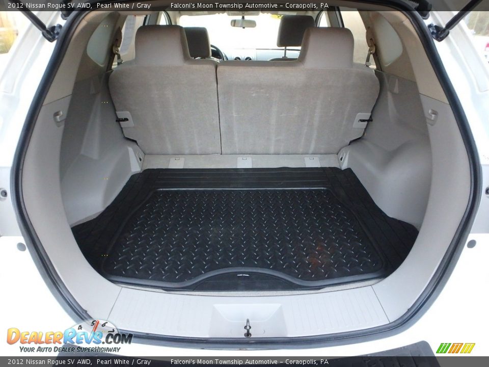 2012 Nissan Rogue SV AWD Pearl White / Gray Photo #4