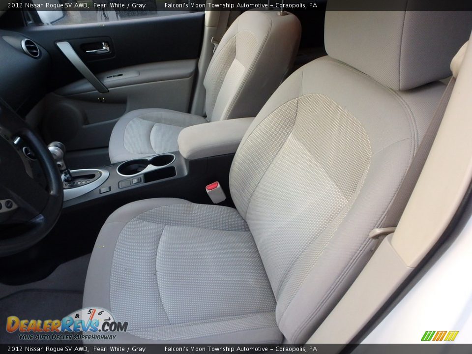 2012 Nissan Rogue SV AWD Pearl White / Gray Photo #15