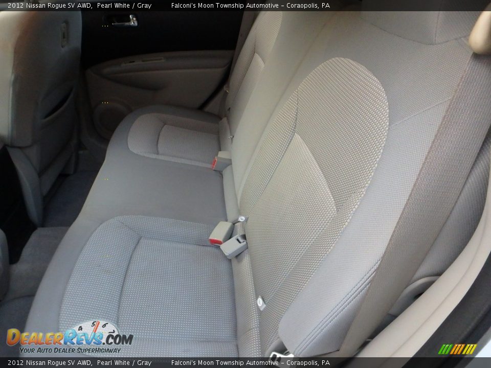 2012 Nissan Rogue SV AWD Pearl White / Gray Photo #16