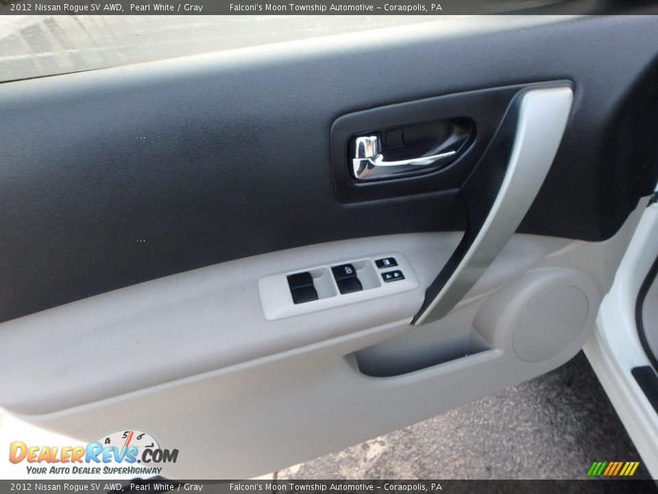 2012 Nissan Rogue SV AWD Pearl White / Gray Photo #18
