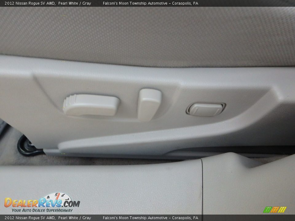 2012 Nissan Rogue SV AWD Pearl White / Gray Photo #19