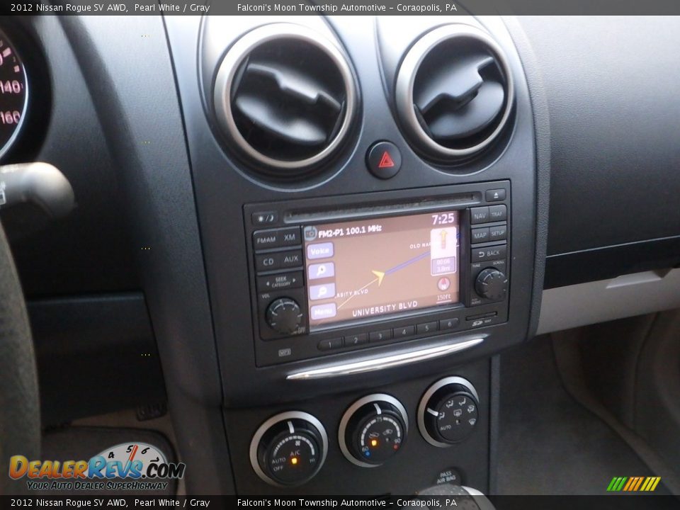 2012 Nissan Rogue SV AWD Pearl White / Gray Photo #22