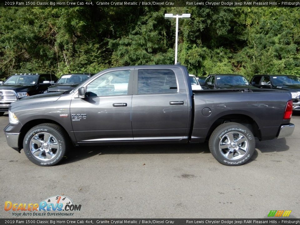 2019 Ram 1500 Classic Big Horn Crew Cab 4x4 Granite Crystal Metallic / Black/Diesel Gray Photo #2