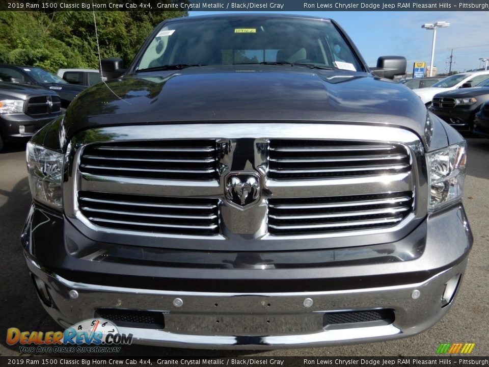 2019 Ram 1500 Classic Big Horn Crew Cab 4x4 Granite Crystal Metallic / Black/Diesel Gray Photo #8