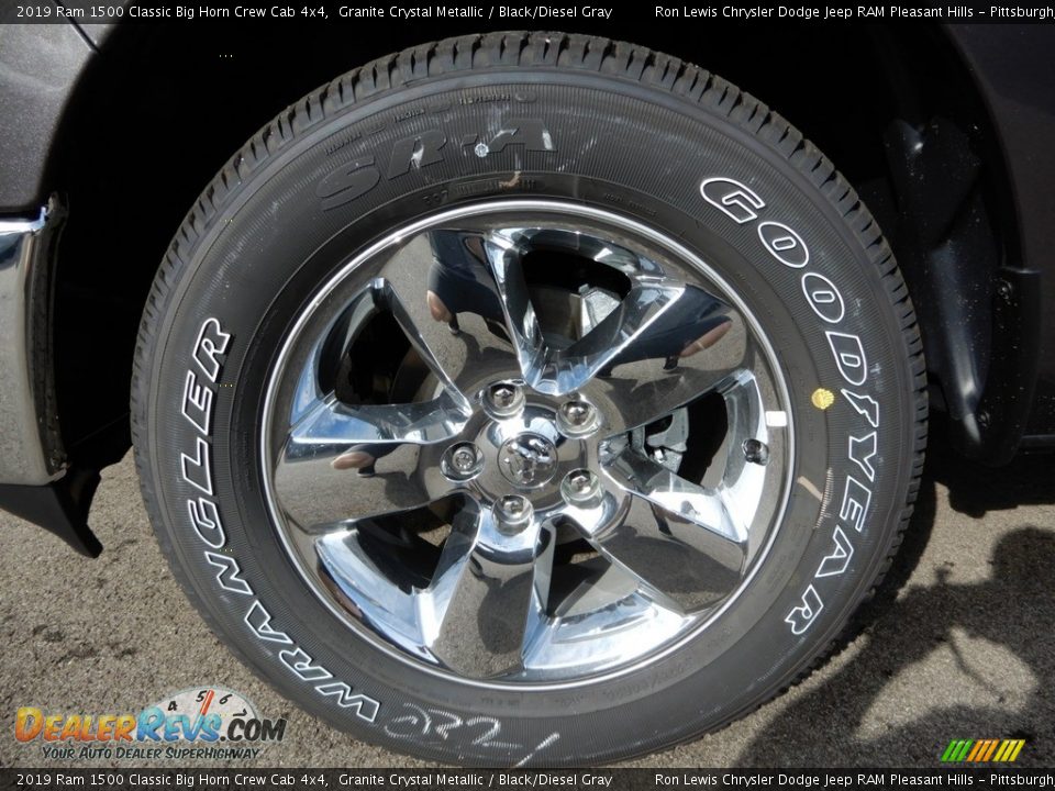 2019 Ram 1500 Classic Big Horn Crew Cab 4x4 Granite Crystal Metallic / Black/Diesel Gray Photo #9