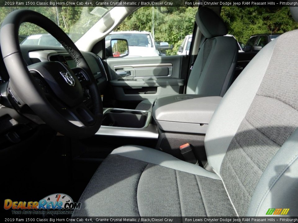 2019 Ram 1500 Classic Big Horn Crew Cab 4x4 Granite Crystal Metallic / Black/Diesel Gray Photo #10
