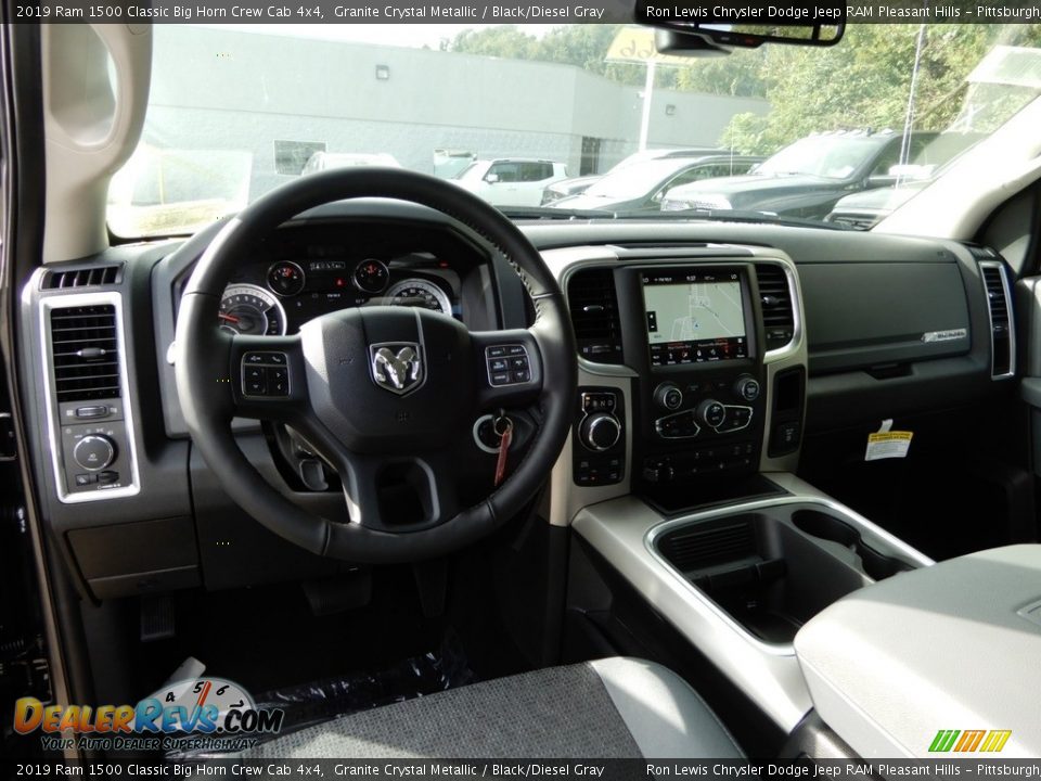 2019 Ram 1500 Classic Big Horn Crew Cab 4x4 Granite Crystal Metallic / Black/Diesel Gray Photo #13