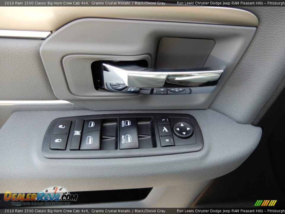 2019 Ram 1500 Classic Big Horn Crew Cab 4x4 Granite Crystal Metallic / Black/Diesel Gray Photo #14
